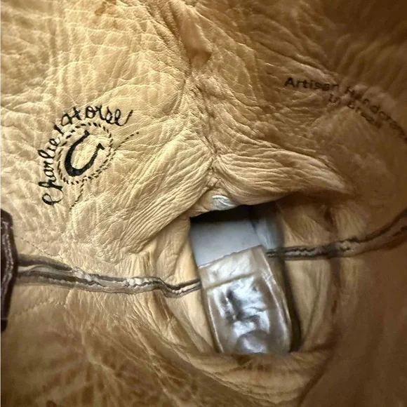 Brown and Cream Charlie 1 Horse Western Cowboy Boots - Picture 9 of 10